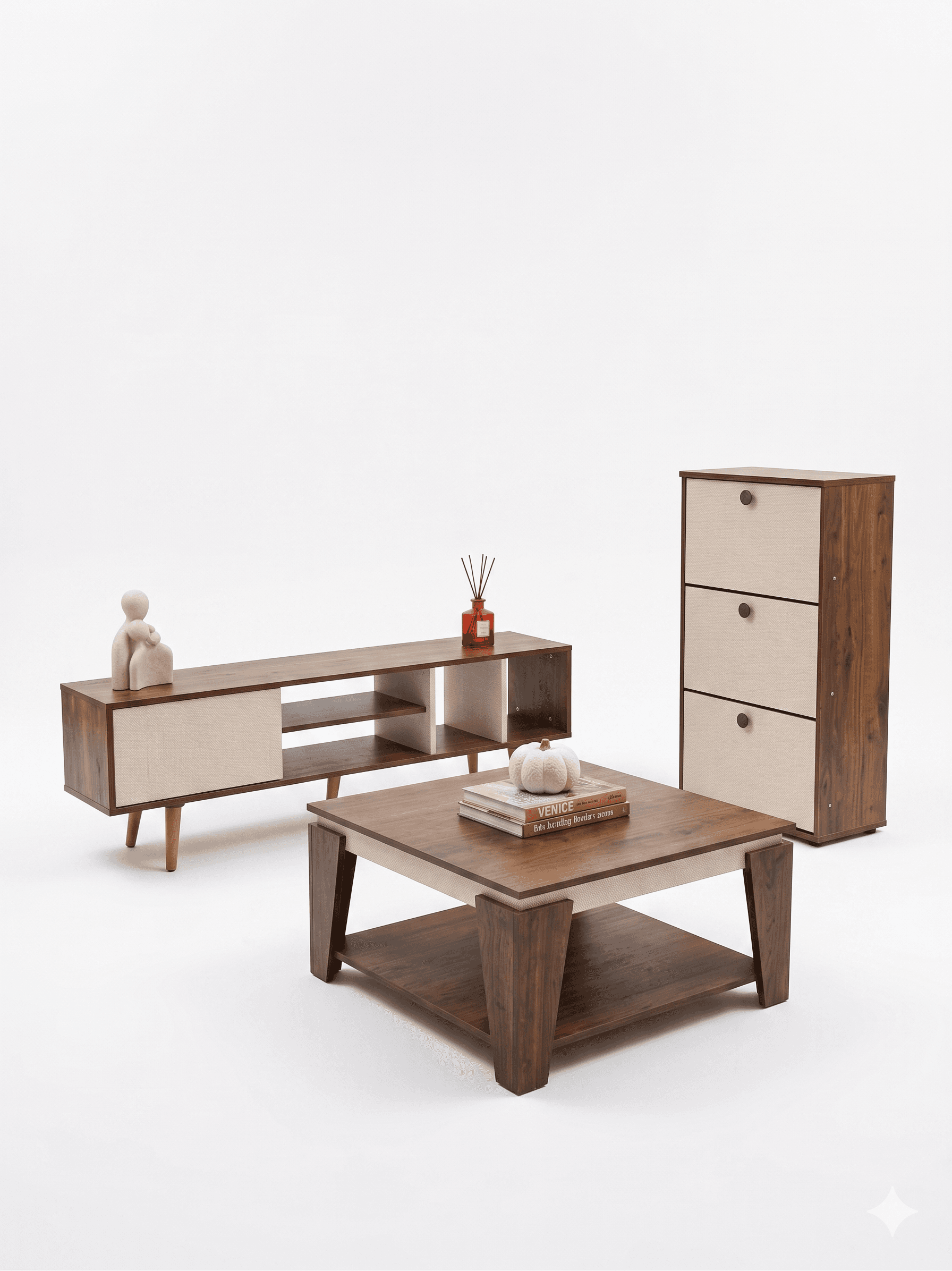 Essential Trio Bundle Living Room Full Set