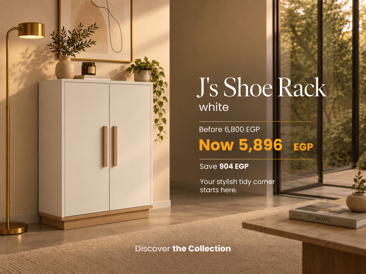 MEDX Shoe Rack - Your stylish tidy corner starts here