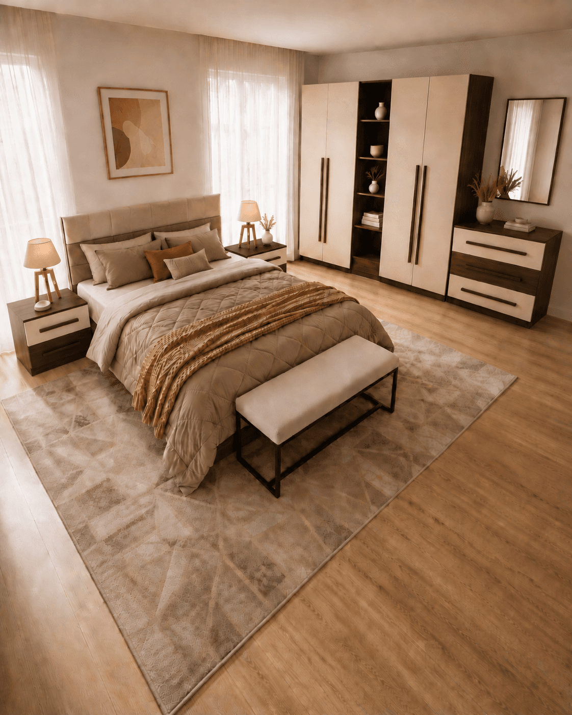Terra Master Bedroom - Angle